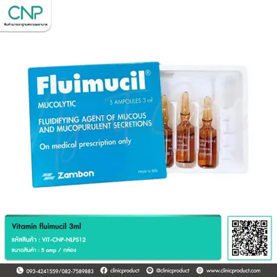 Vitamin fluimucil 3ml